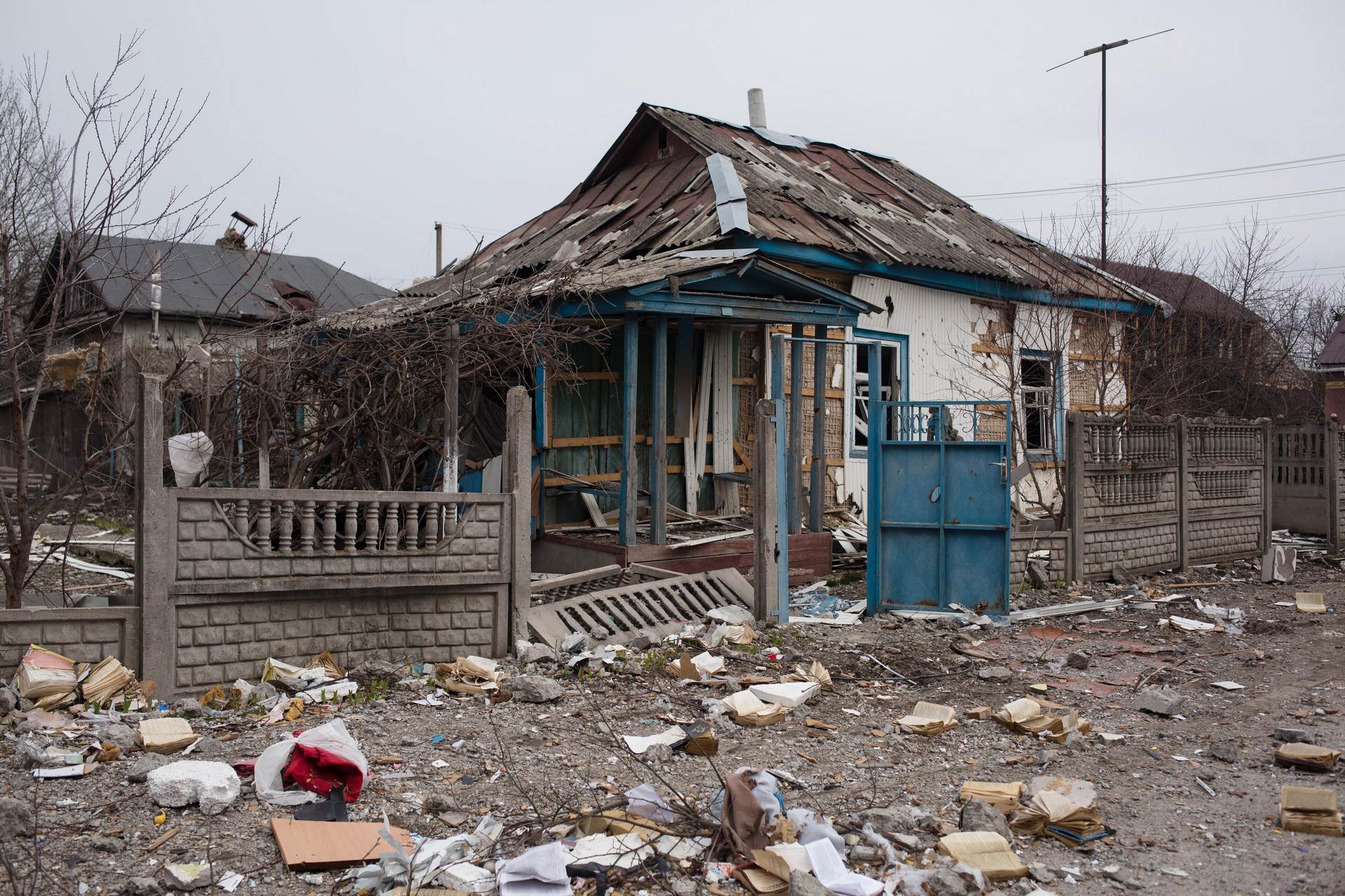 Borodyanka looks like after the retreat of Russian troops