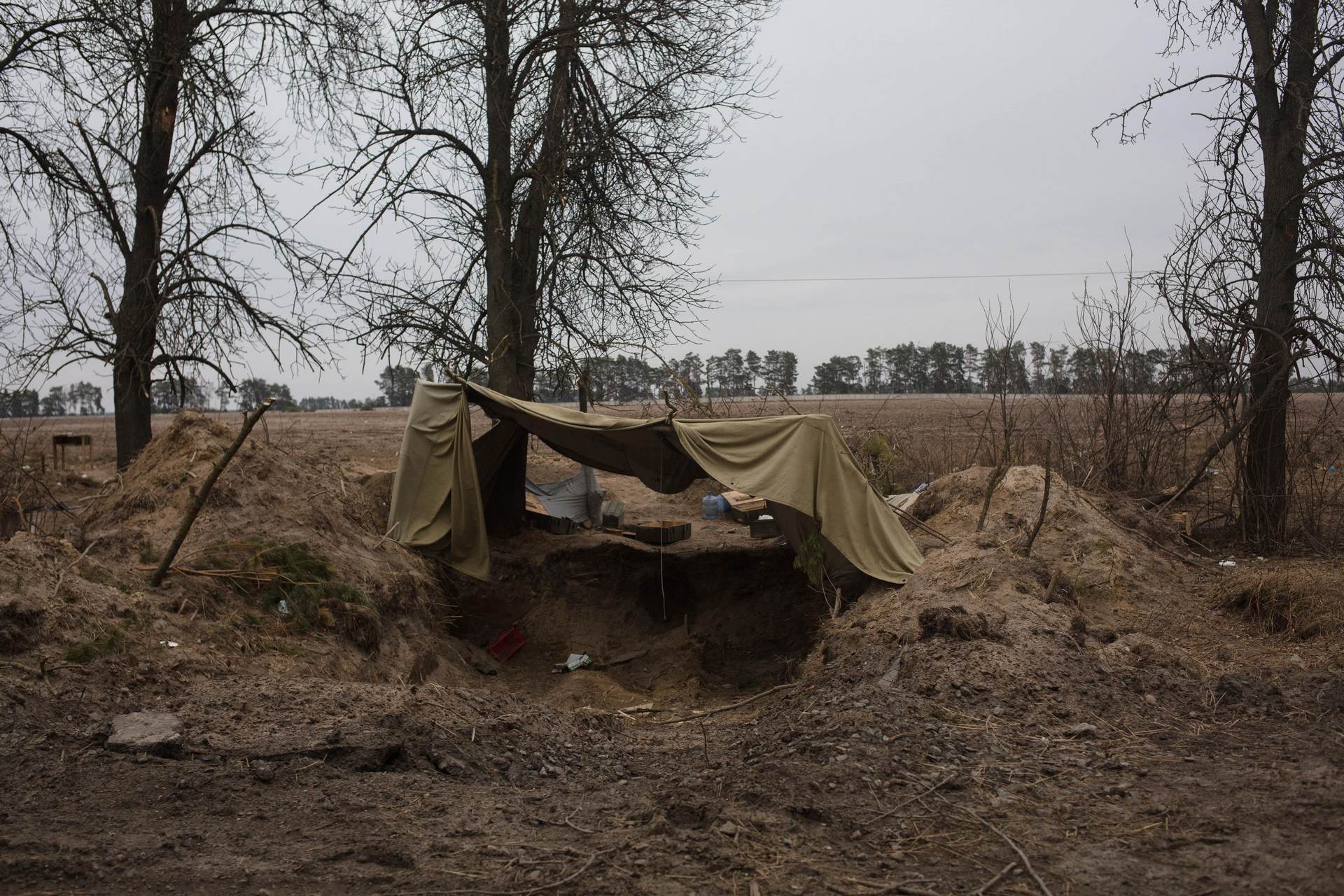 Borodyanka looks like after the retreat of Russian troops