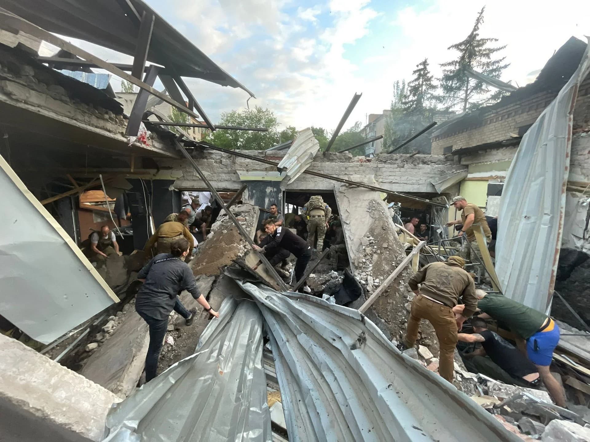 At least 42 people have been injured in the attacks