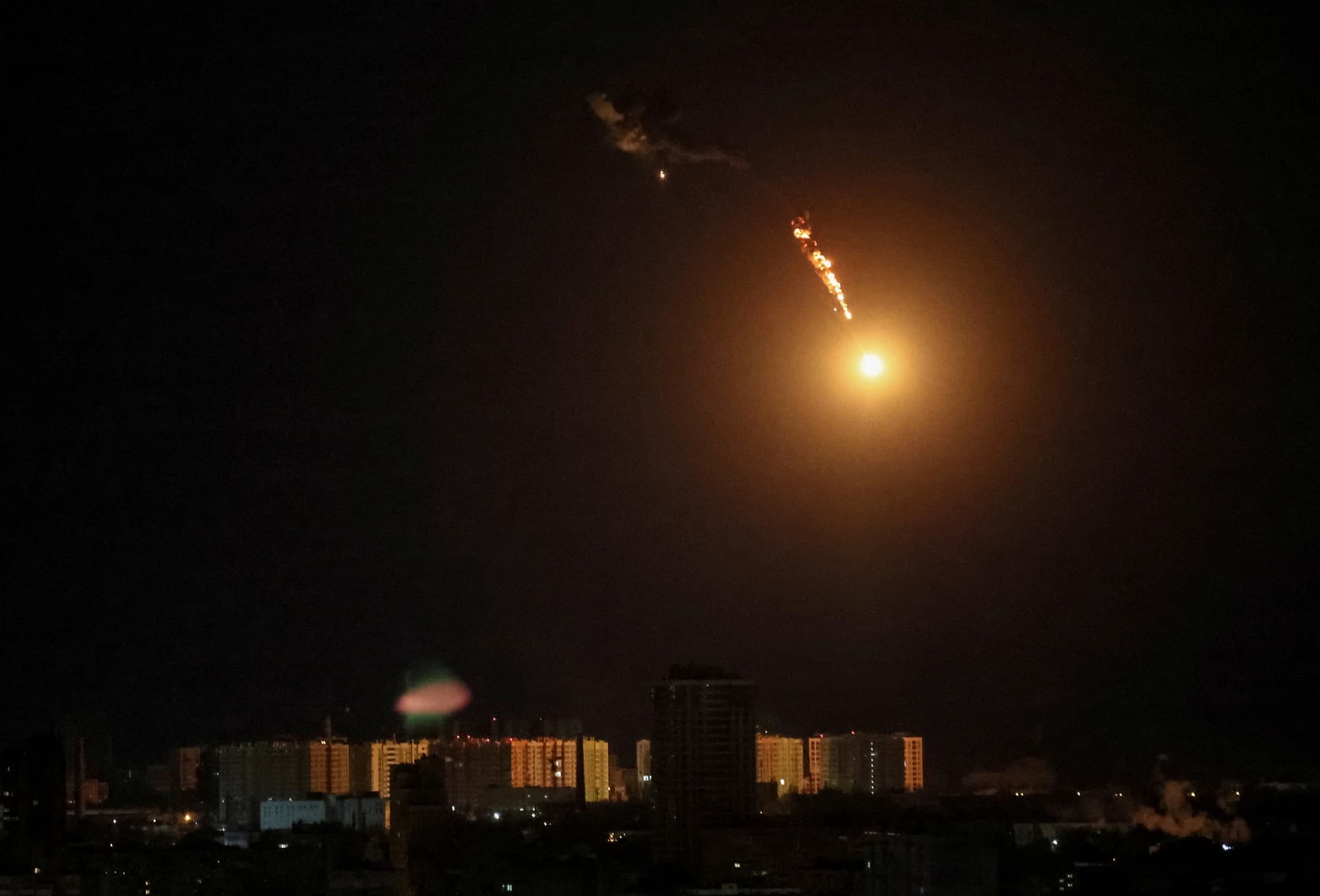 Russia launched drones and missiles across Ukraine in the early hours of Monday 8 May, 2023.