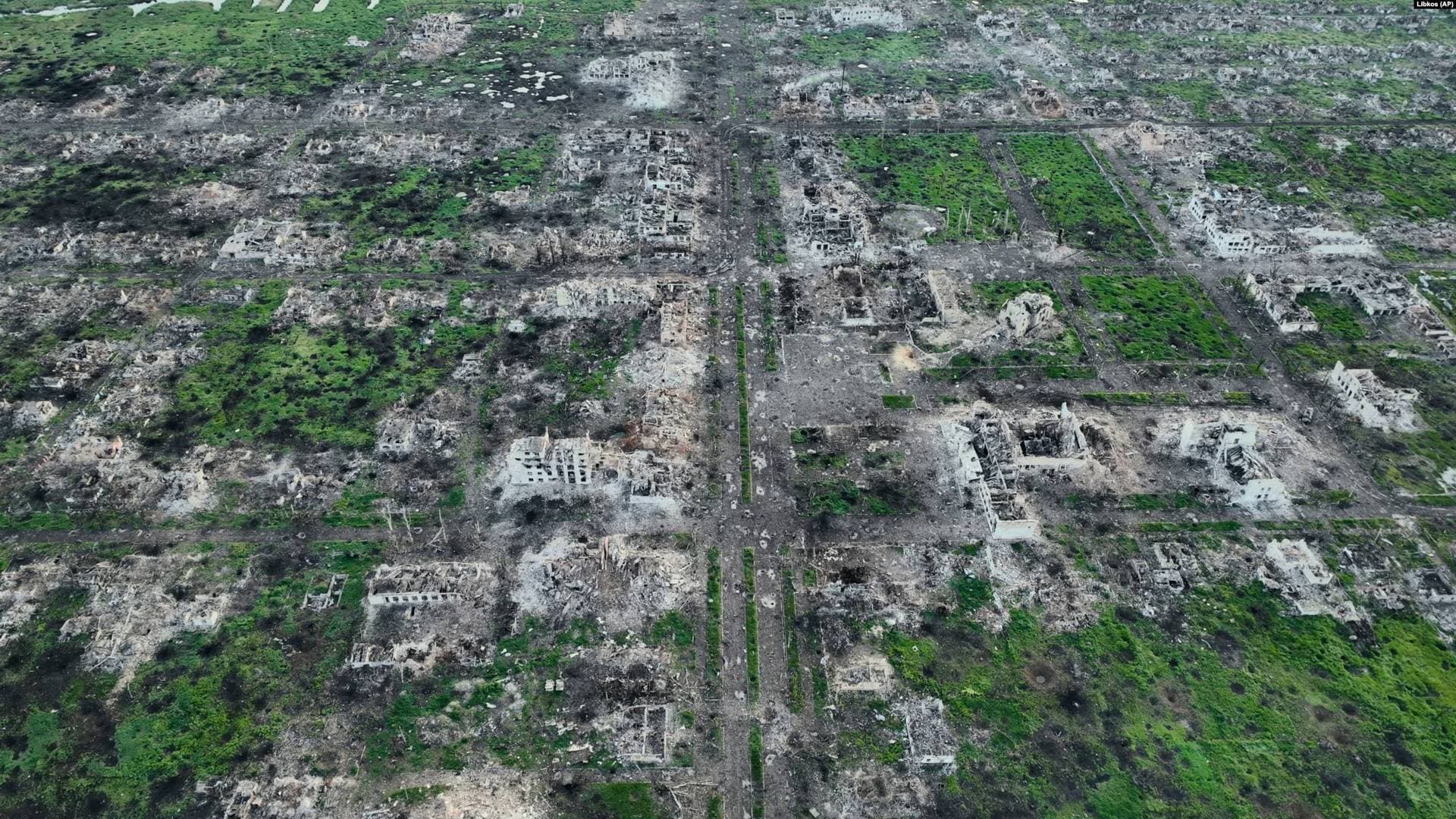 The ruins of Maryinka