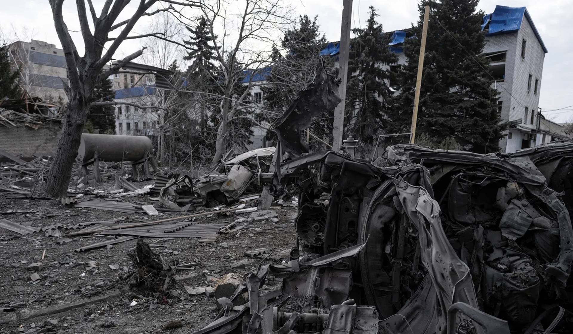 The frontline city of Pokrovsk