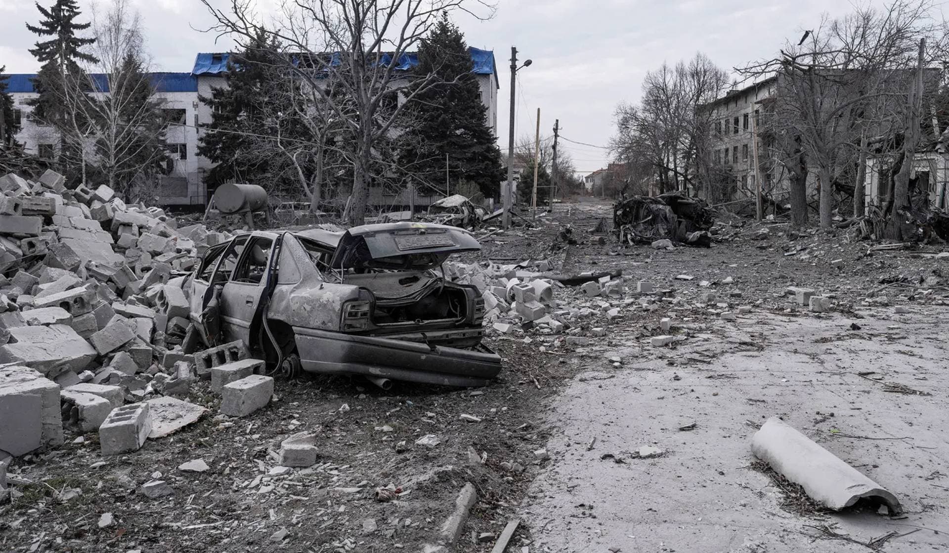 The frontline city of Pokrovsk