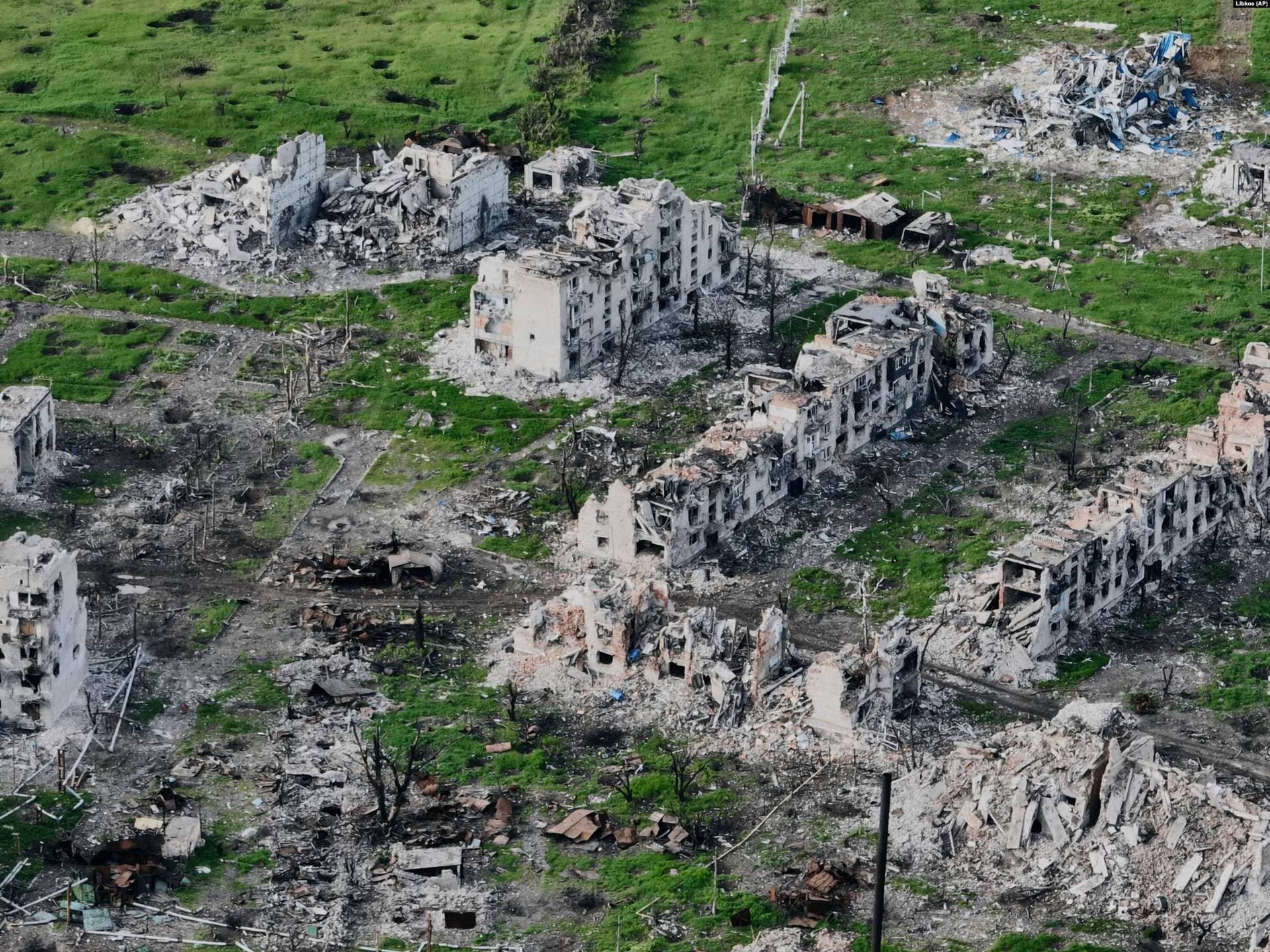 The ruins of Maryinka