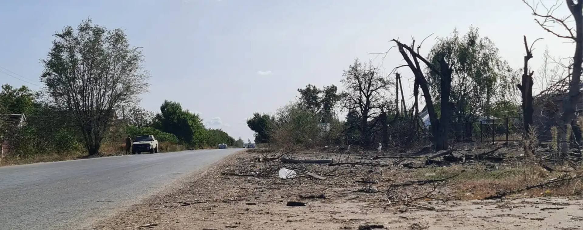 Orikhiv resembles a ghost town