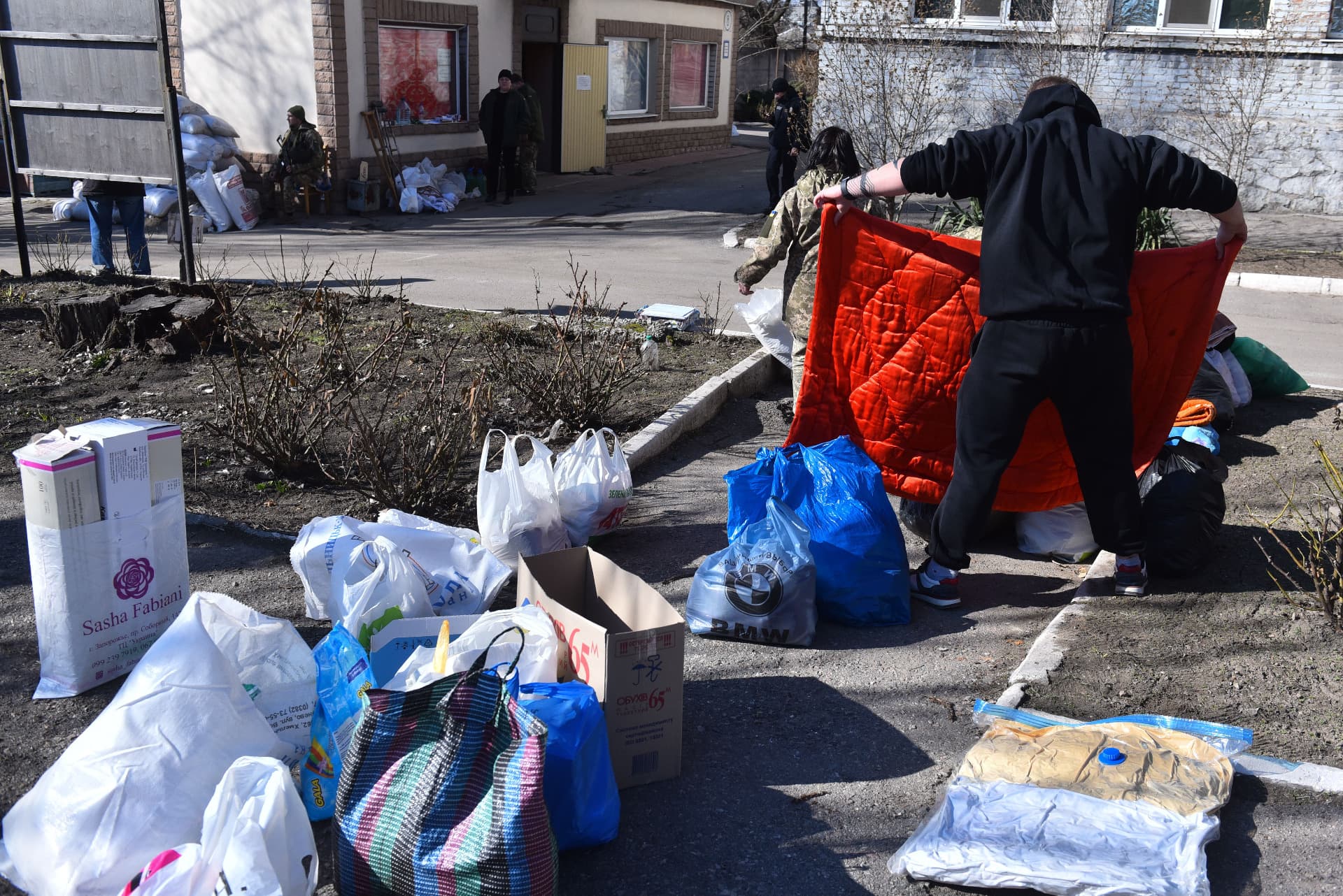Military hospital received assistance from residents of the city and the regional organization of the Red Cross